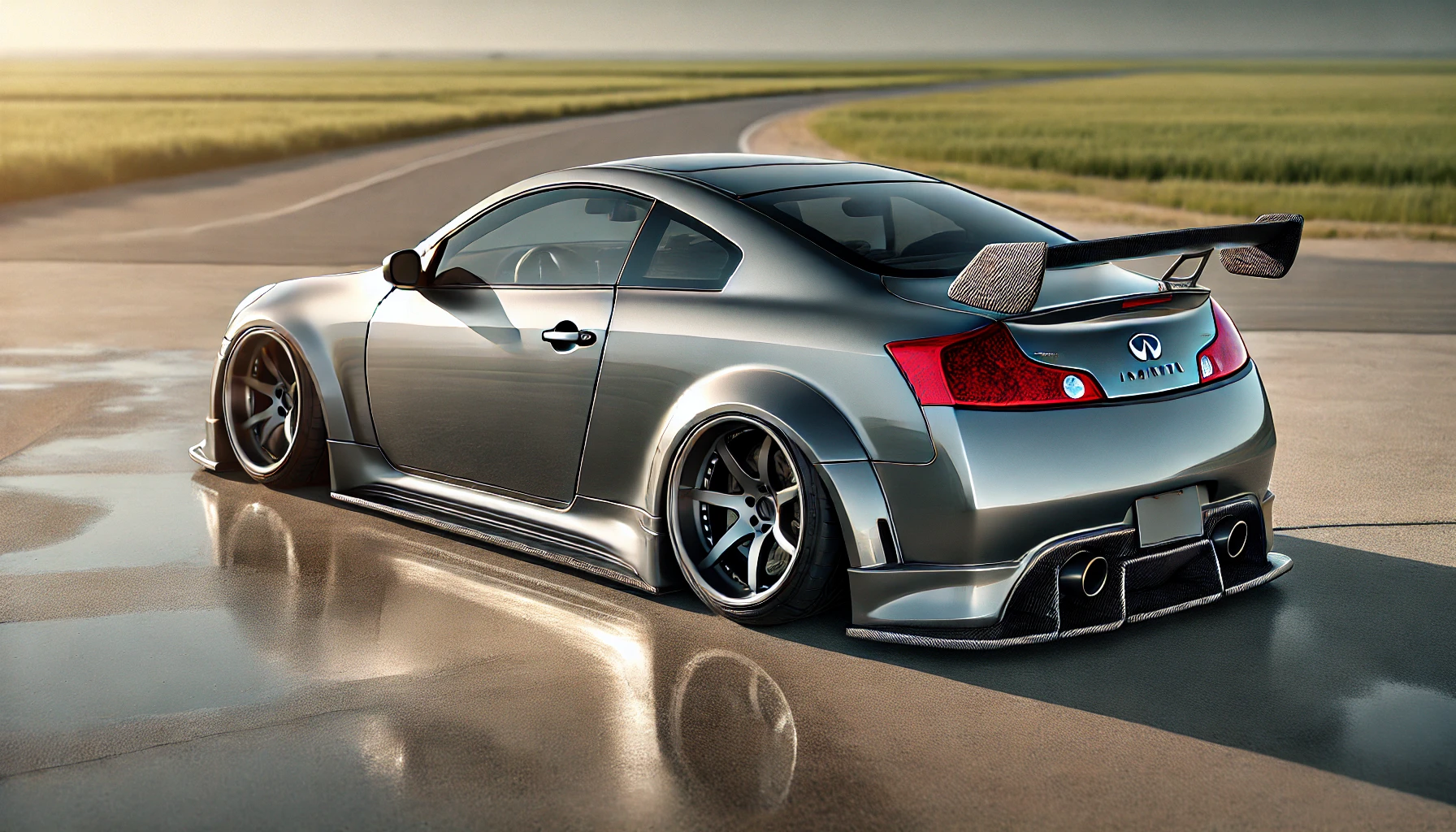 infiniti g37 rear wing